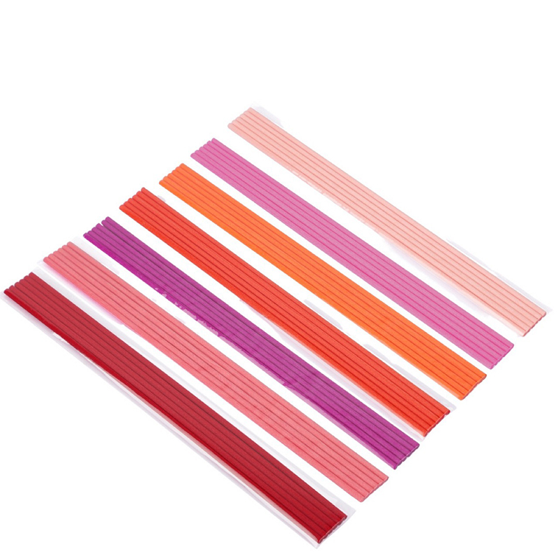 Home Fragrance Oud - 50pcs 22cmx3mm Colored Fiber Rattan Stick