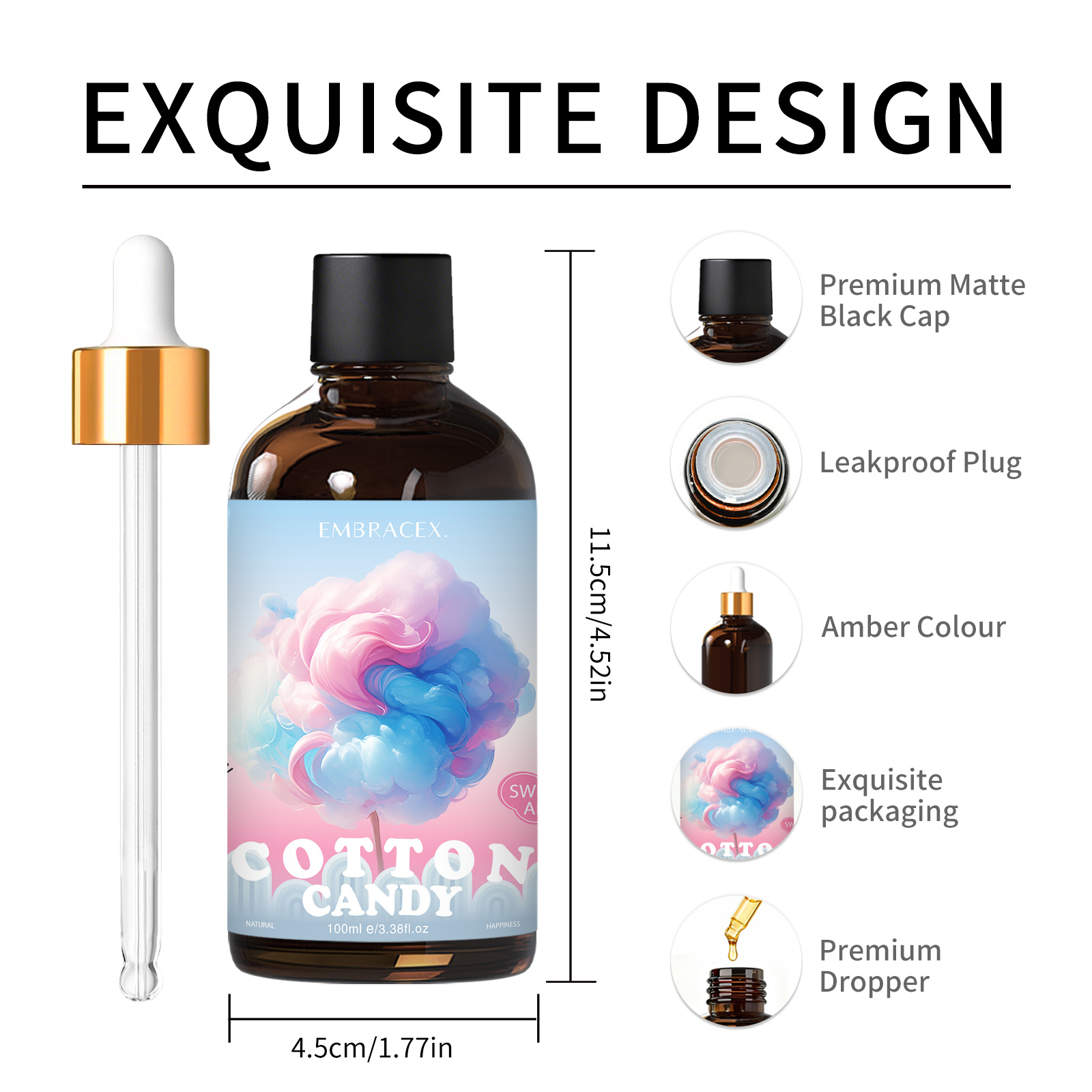 100ml Cotton Candy Fragrance O - Home Fragrance Gift 评论和价格