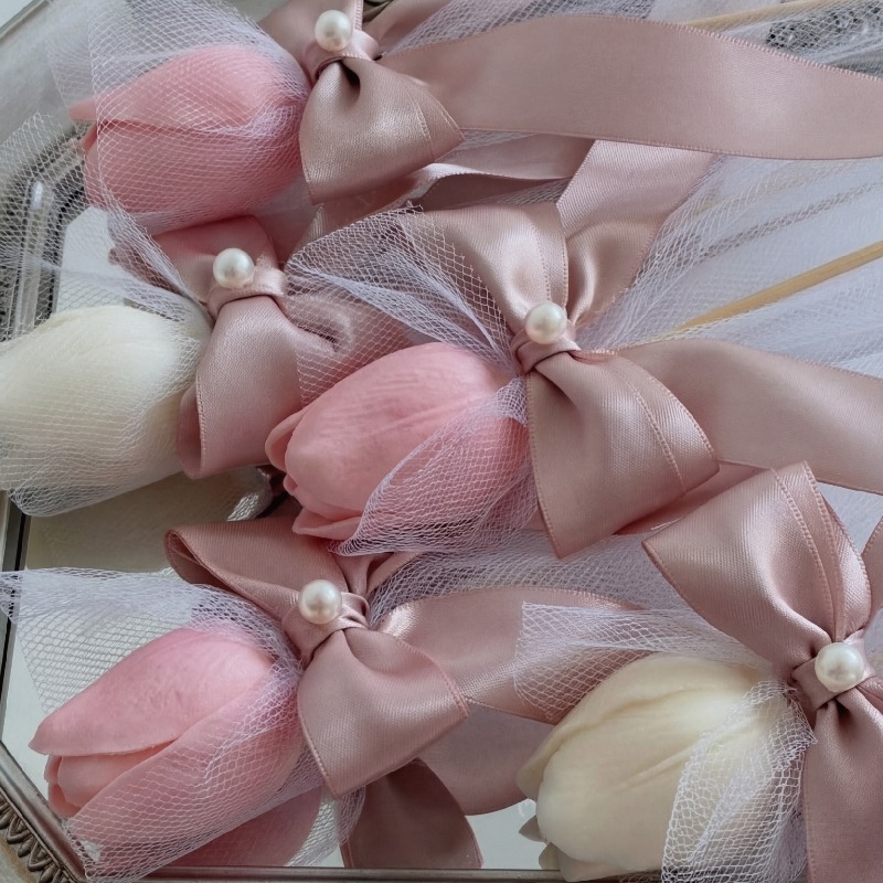 5pcs Tulip Scented Candle on B - Home Fragrance Gift 评论和价格