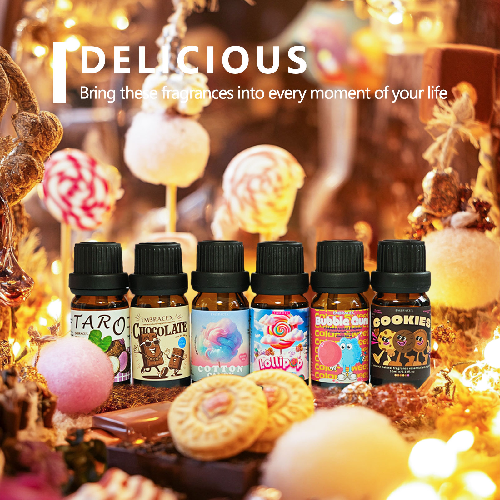 6PC/1Set Delicious Fragrance O - Home Fragrance Gift 评论和价格