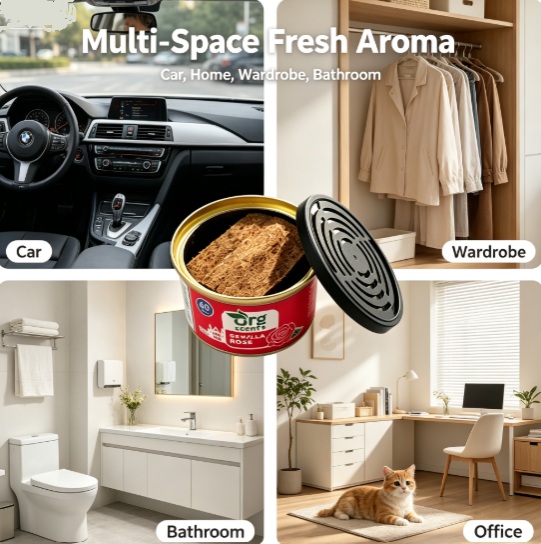 42g Car Air Freshener Solid Pe - Home Fragrance Logo 评论和价格