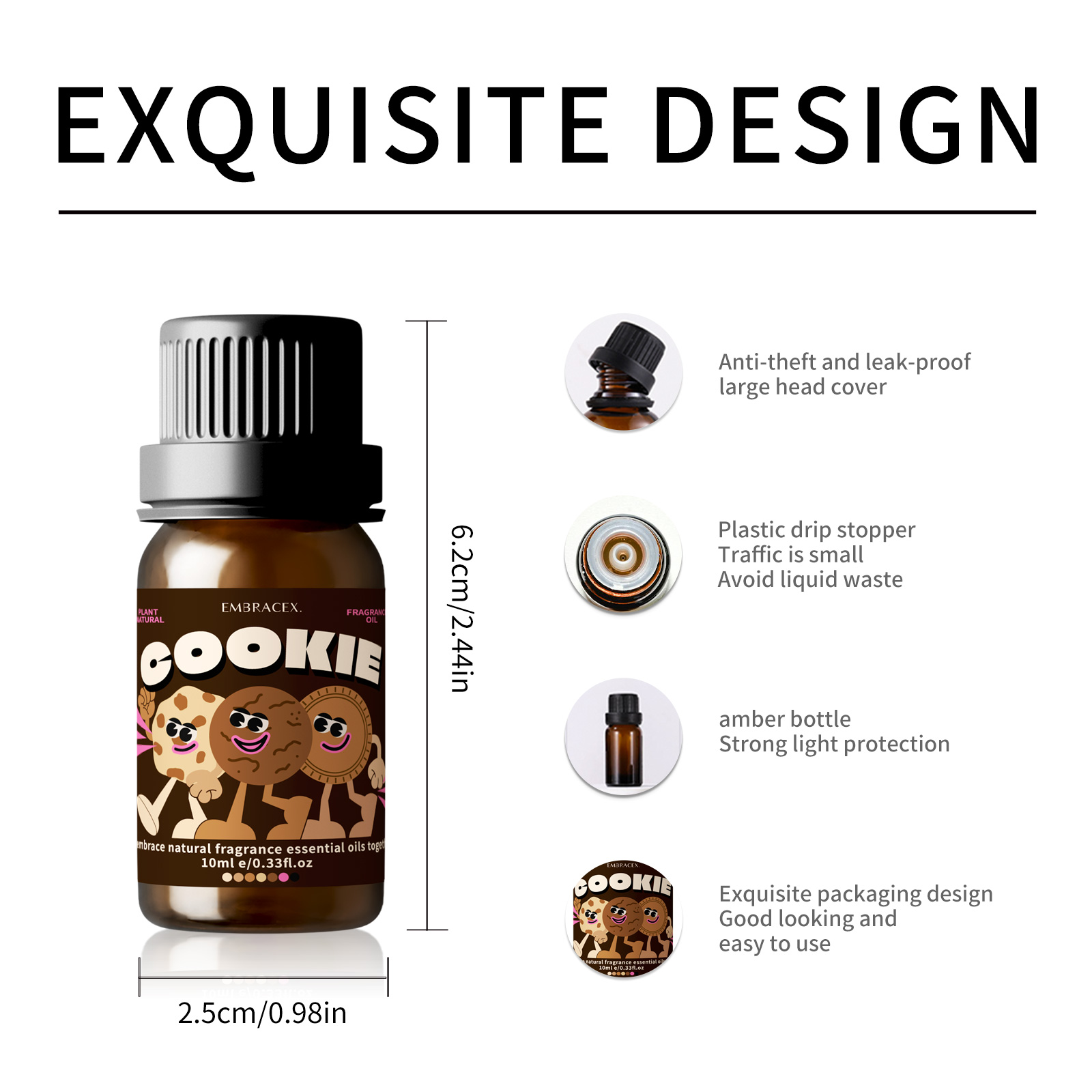 10ml Cookie Fragrance Oils For - Home Fragrance Gift 评论和价格