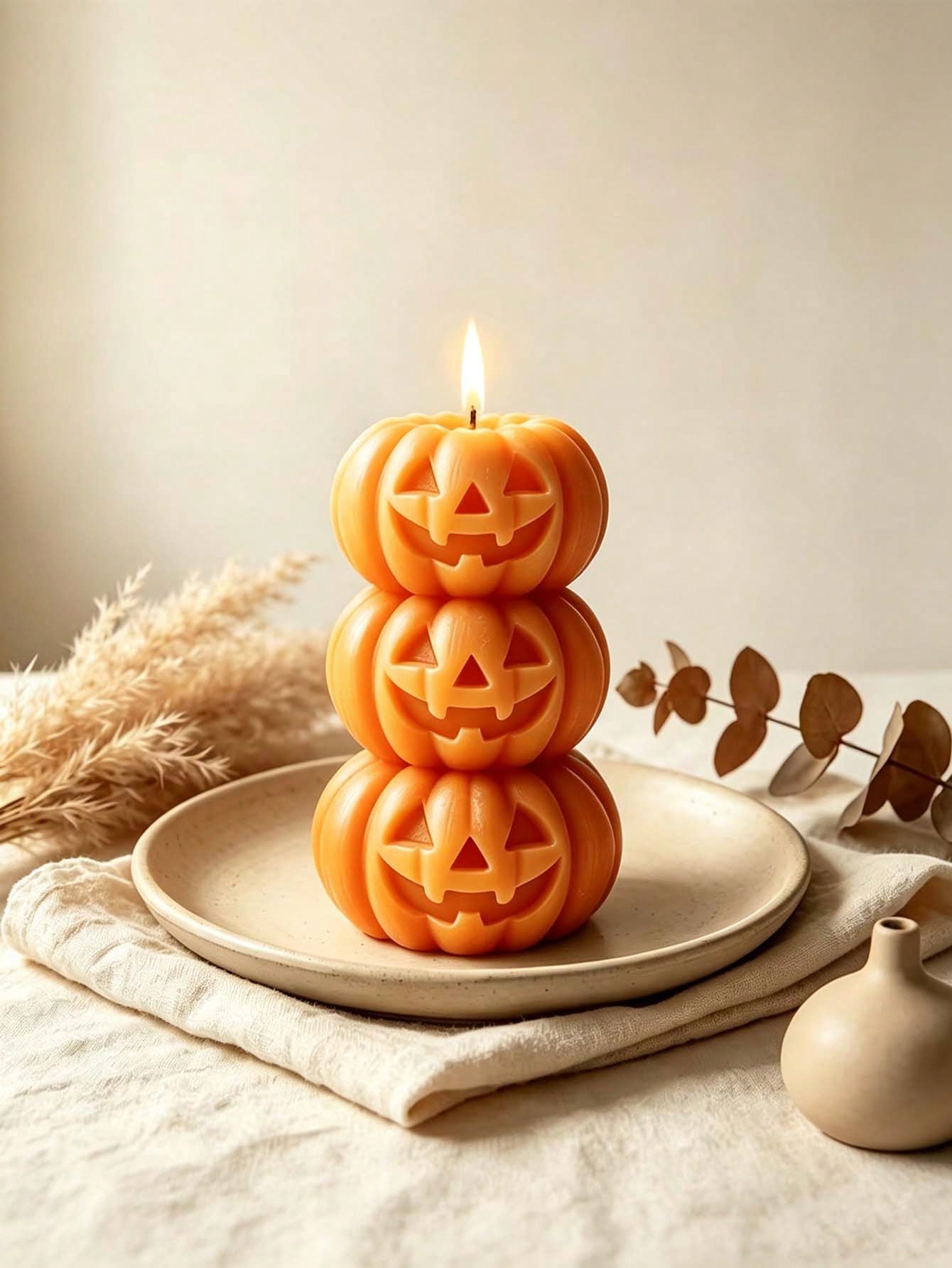 1pc Halloween 3-Layer Pumpkin  - Home Fragrance Usa 评论和价格