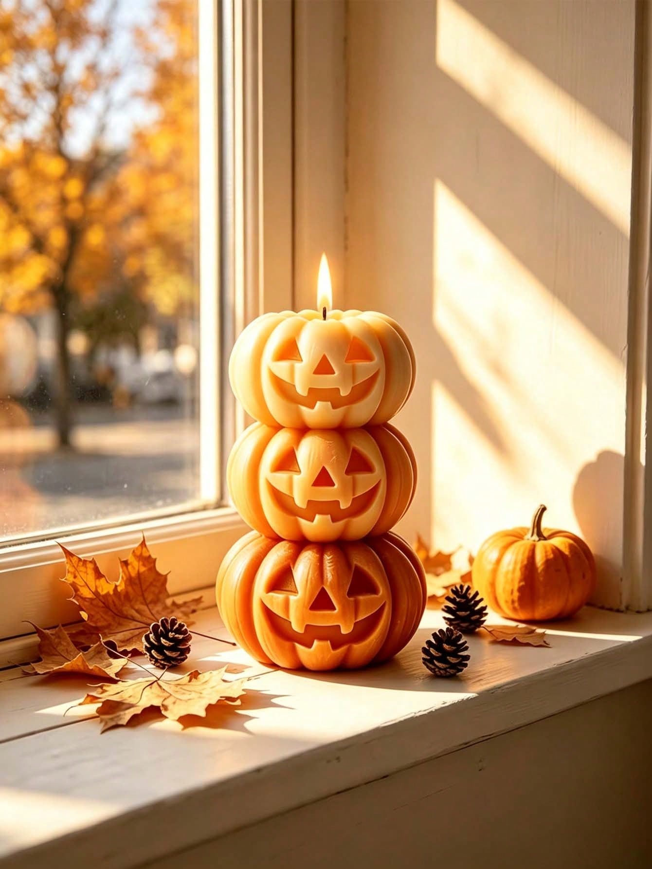 1pc Halloween 3-Layer Pumpkin  - Home Fragrance Usa 评论和价格