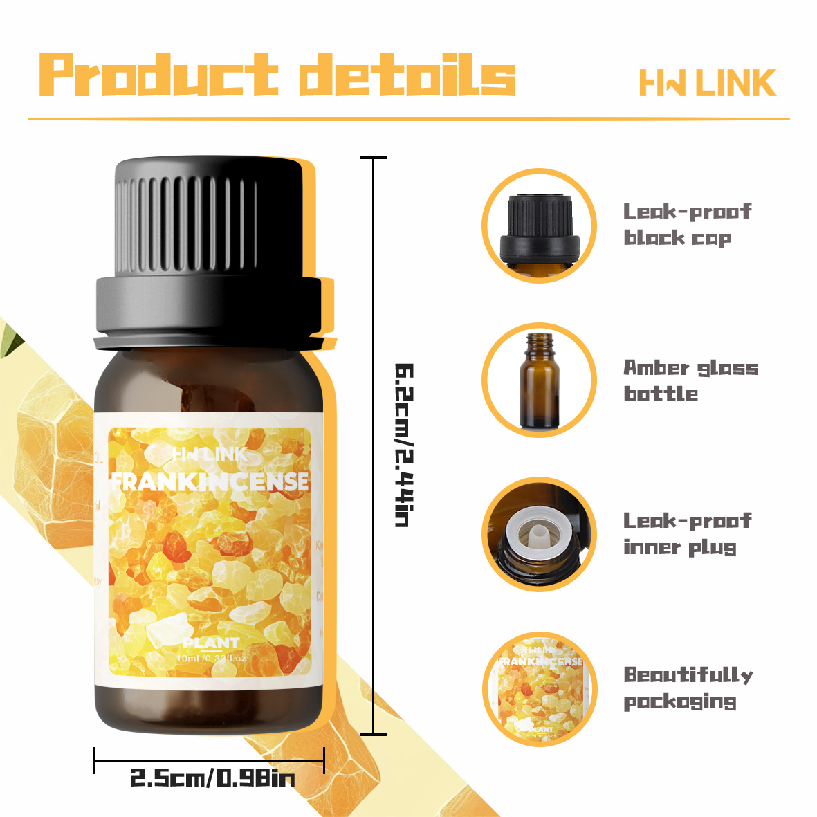 Frankincense Essential Oil 10m - Home Fragrance Gift 评论和价格